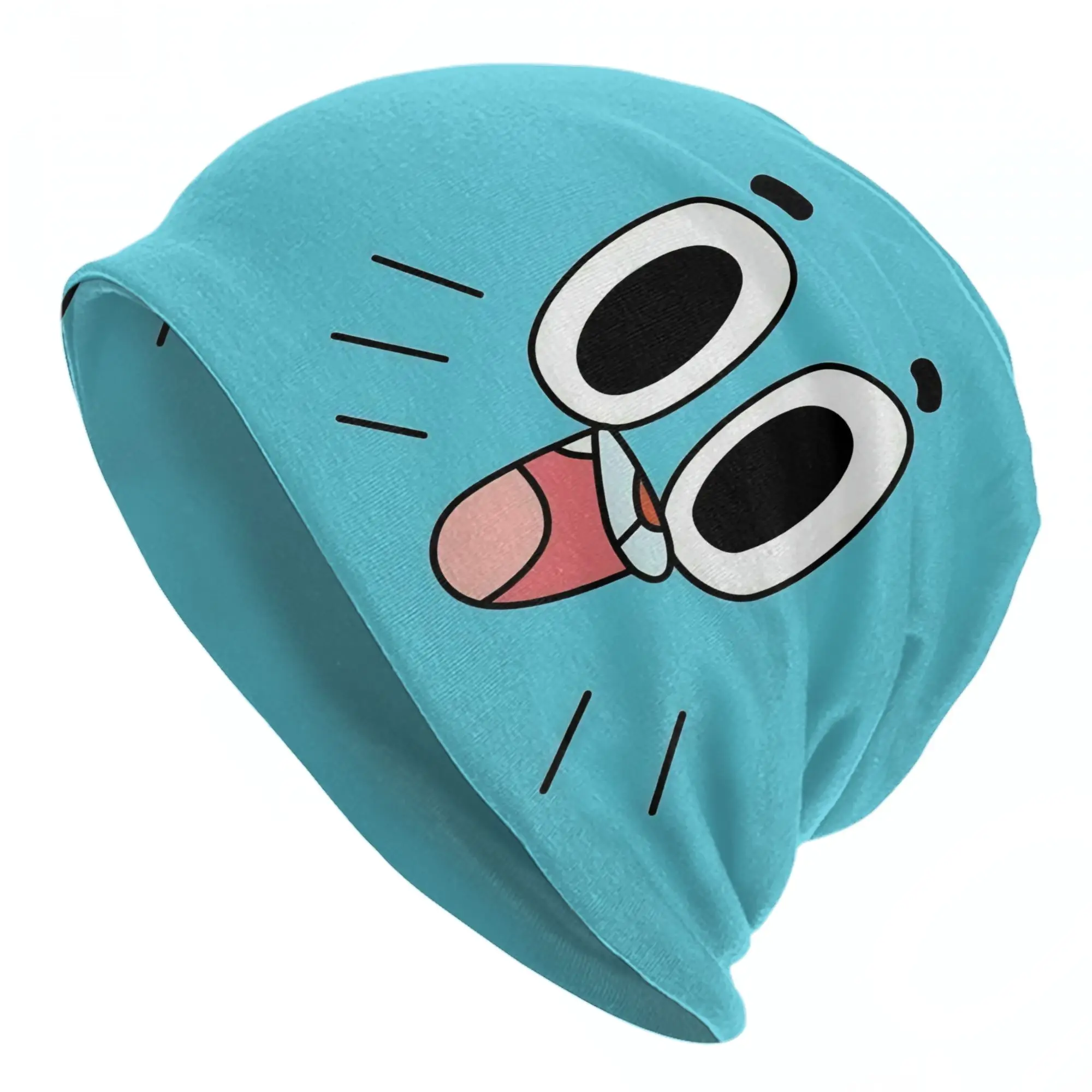 Gumballs Face Bonnet Hat Cool Outdoor Amazings Gumballs Skullies Beanies Hats Unisex Summer Dual-use Cap