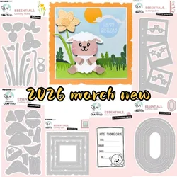 Lovely Dog Stamps 2026 New Metal Cutting Dies Stencil For DIY Scrapbooking Crafts Maker Photo Album Template Handmade Decoration