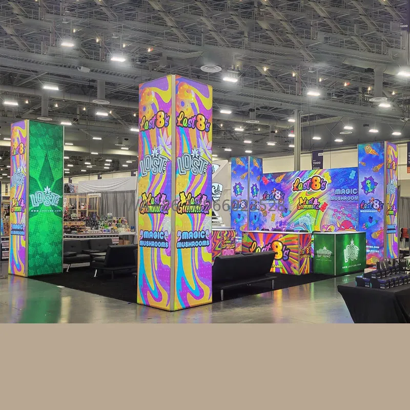 20X30 Foot Trade Show Booth Modular Exhibition Booth Design Fair Stand Tradeshow Booth Display with Counter