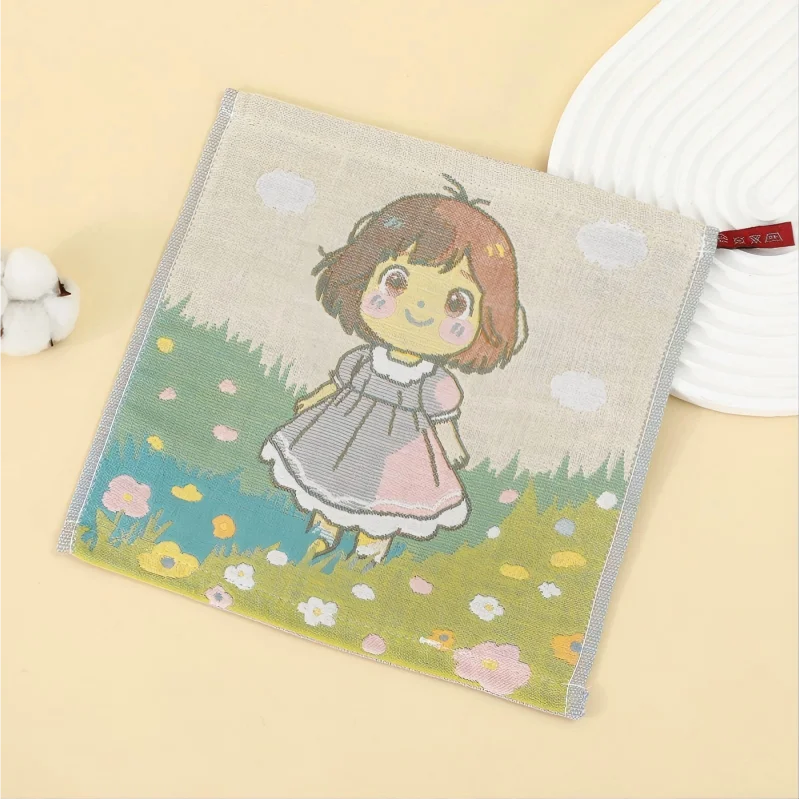 1/3/5 Pcs Pure Cotton Square Towel Face Wash Towel Soft and Absorbent Cotton Hand Towel Gauze Towel No Pilling