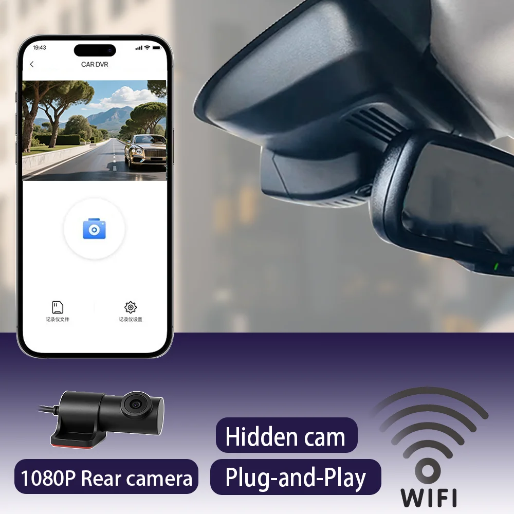 

4K HD WIFi Car DVR Video Recorder Dash Cam For Haval Dargo 2021 2022 Haval H7 2023 2024 2025 2160P Plug and Play APP control