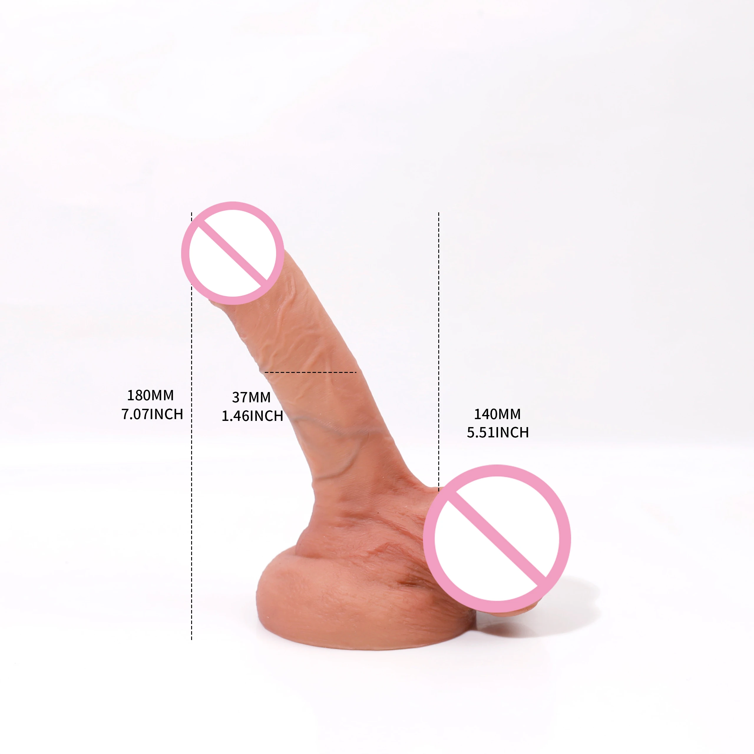 Big Dildo XXXL 3 Realistic Dildo Suction Cup for Women Penis Silicone Soft Cock Female Masturbation Sex Toy for Women