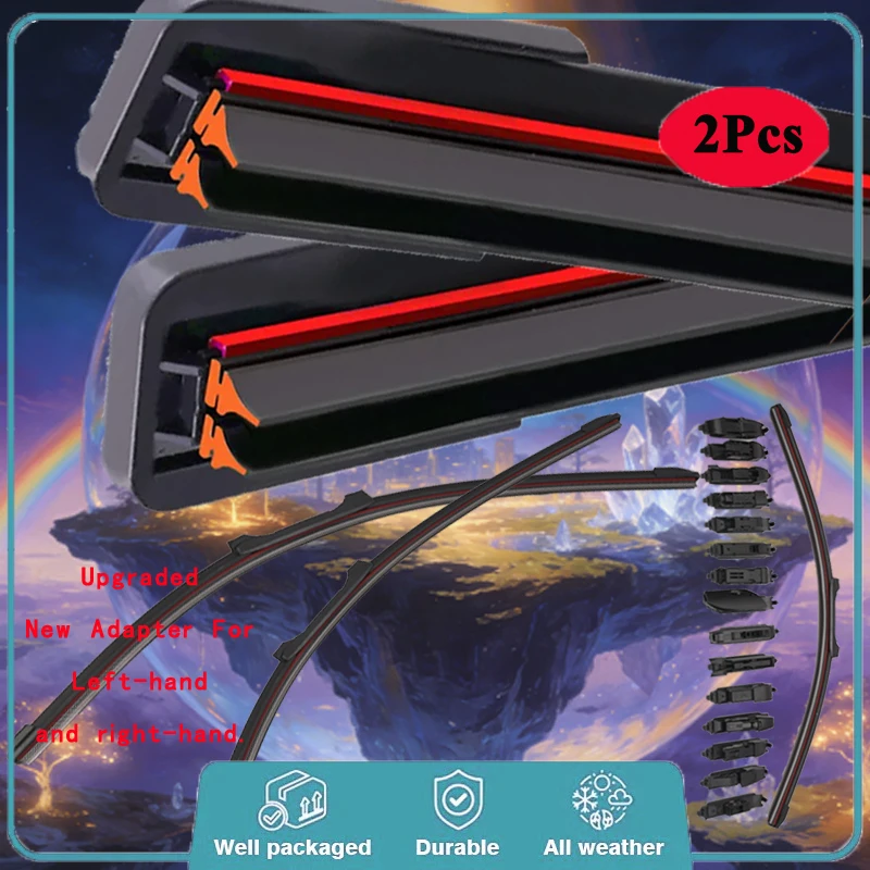 

For Alfa Romeo 8C Spider 920 2007-2010 Car Windshield Wiper Blade Front Windscreen Brushes Washer Accessories Window Replacement