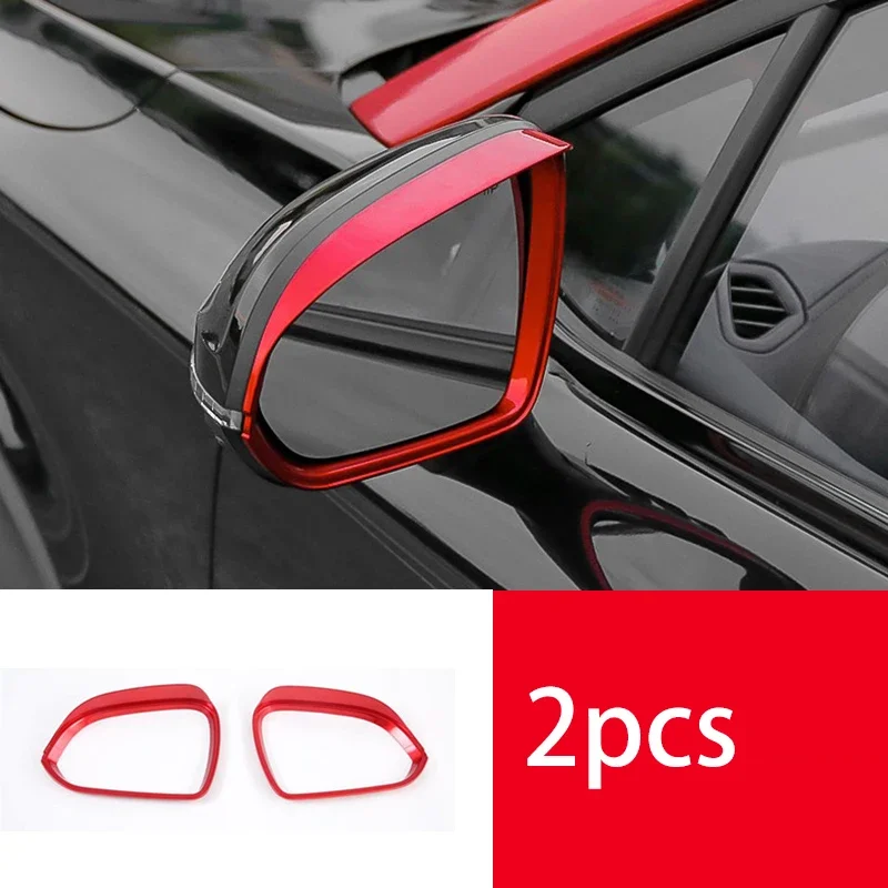 2pcs for Changan Unit 2022 Rear View Mirror Rain Eyebrow Decorative Frame UNI-T 2023