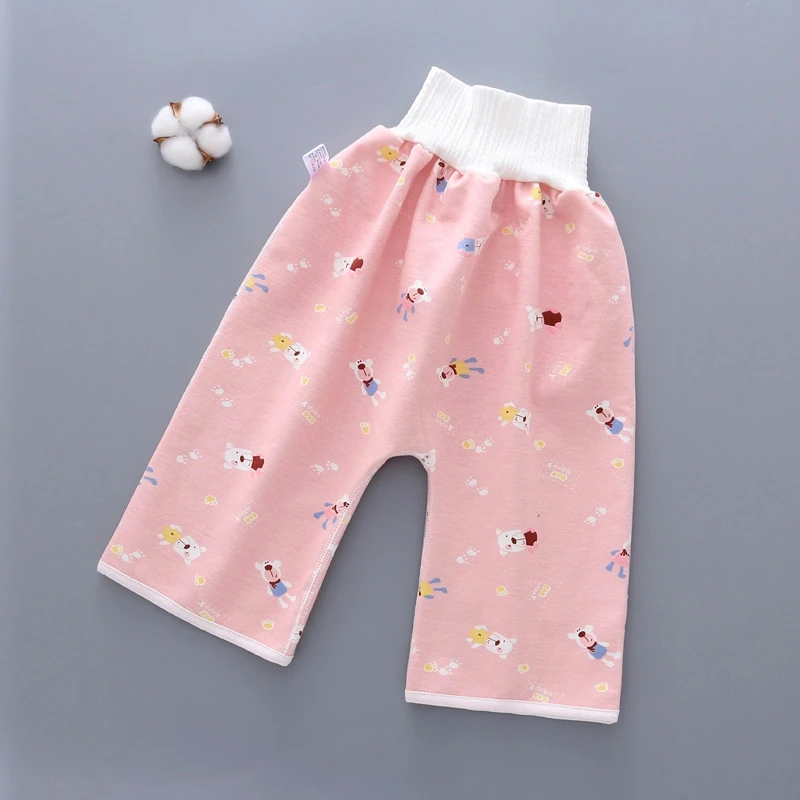 Baby Diaper Waterproof Pants Infant Leak Proof Urine Training Pants Washable Cloth Diapers Kids Sleeping Bed Potty Trainining