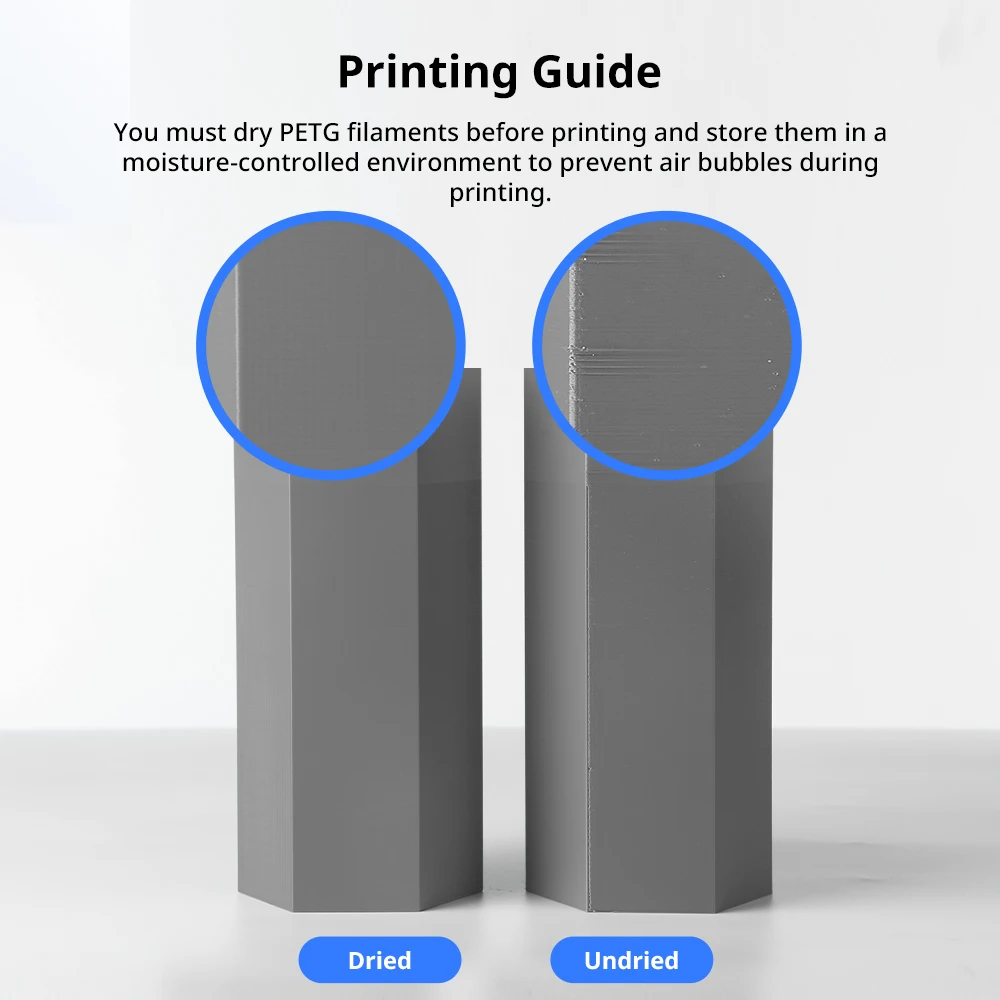 ANYCUBIC Filament PETG do ponownego napełniania, bez szpuli, 1.75mm, trwały, kolorowy materiał do drukarek 3D, plastik do druku 3D, do zabawek — zdjęcie produktu 5