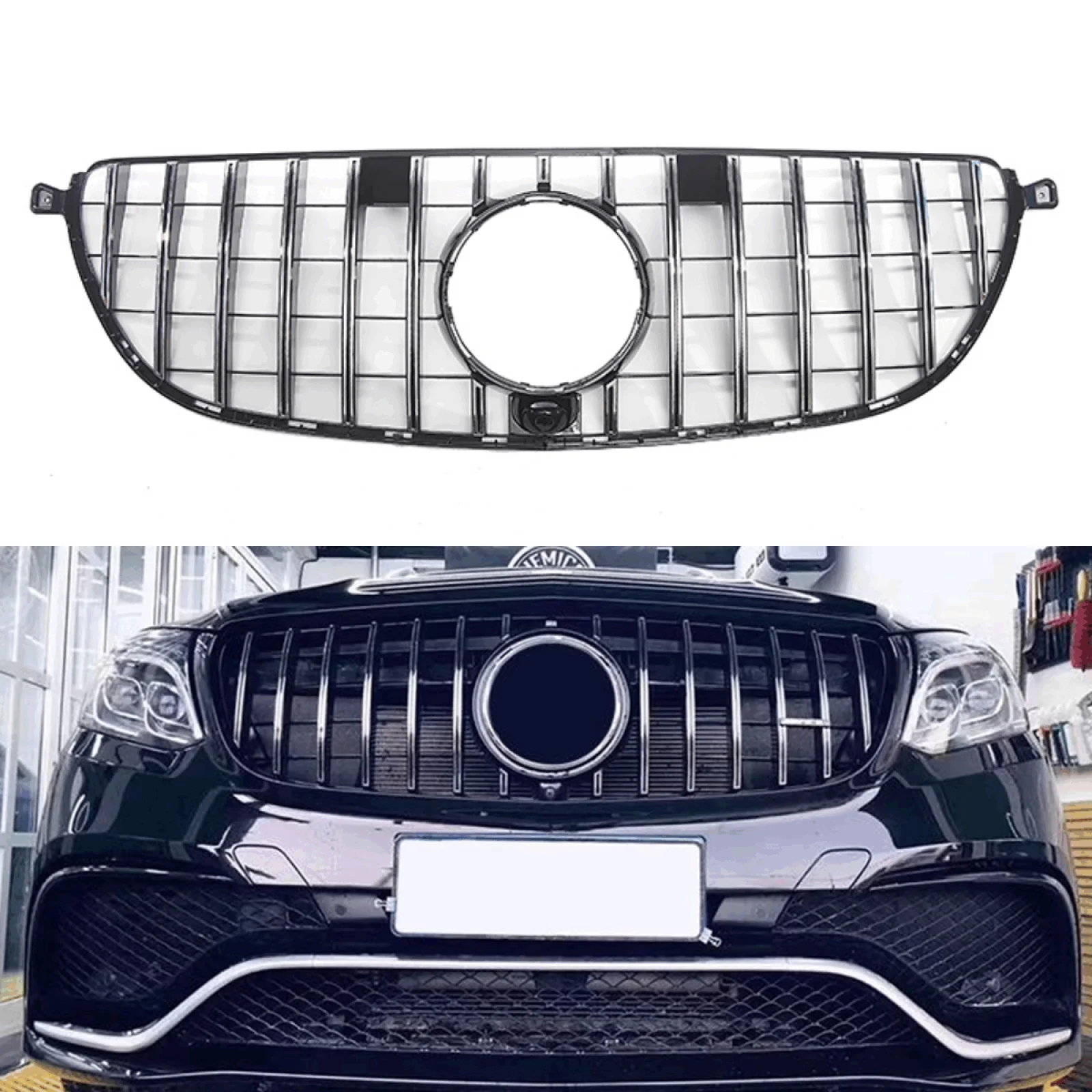 

Решетка переднего бампера автомобиля для Mercedes Benz W166 GLE63 AMG GT 2016-2019