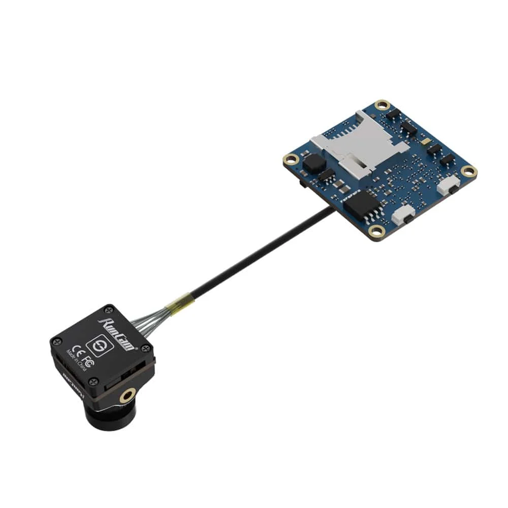 High Definition Video Recording Low Latency RunCam SPLIT4 V2 4K FPV 2-in-1 Camera 14*14mm MP4 Format