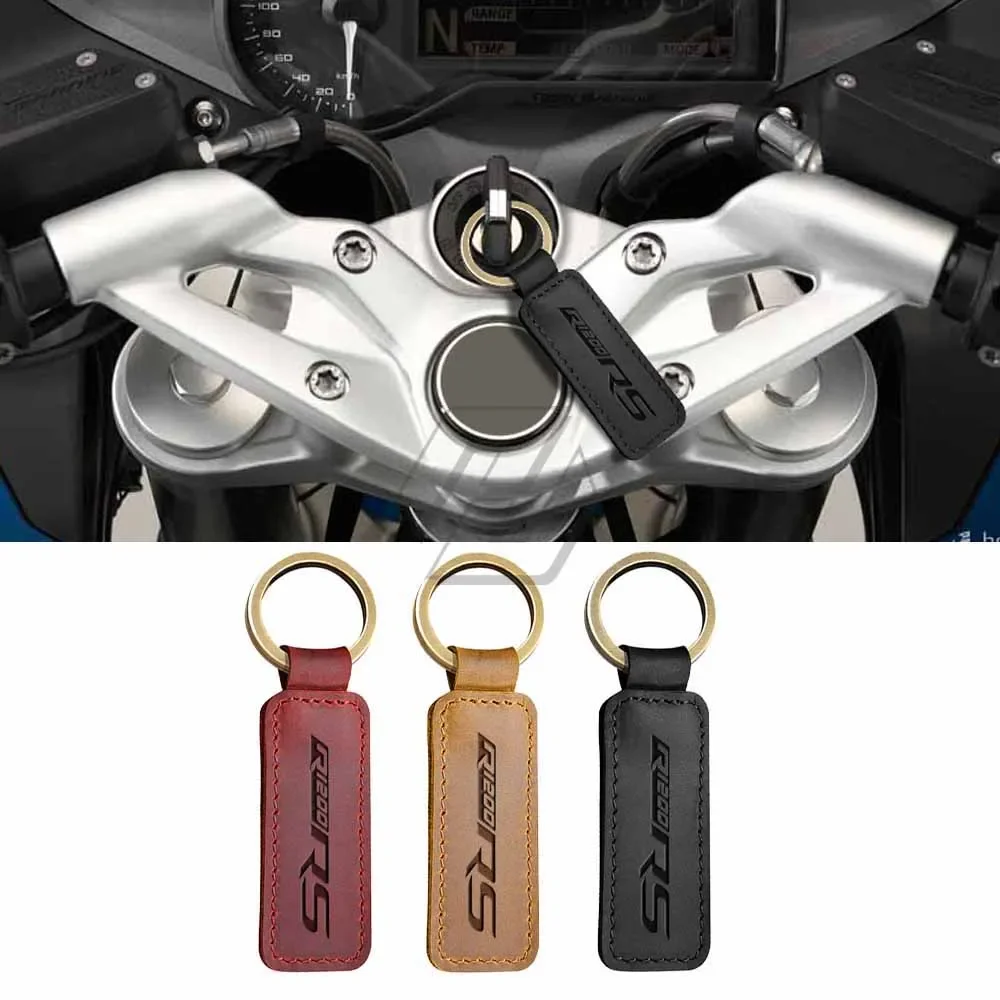 

Motorcycle Cowhide Keychain Key Ring Fit for BMW Motorrad R1200RS R1200 RS