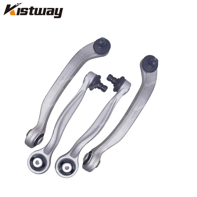 4PCS Front Upper Control Arm Kit For Audi A6 C6 A6L 4F2 4FH 4F5 S8 A8 D3 4E0407505 4E0407506 4E0407509 4E0407510