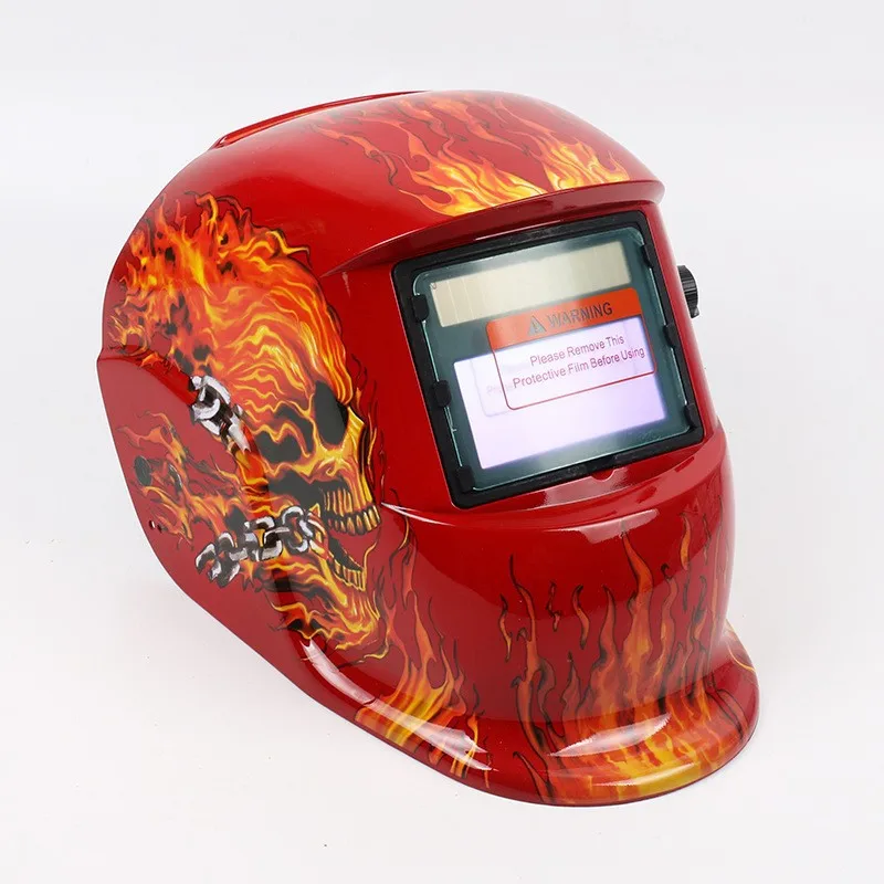 Solar Automatic Dimming Welding Helmet Argon Arc Welding Helmet Welding Cap Protective