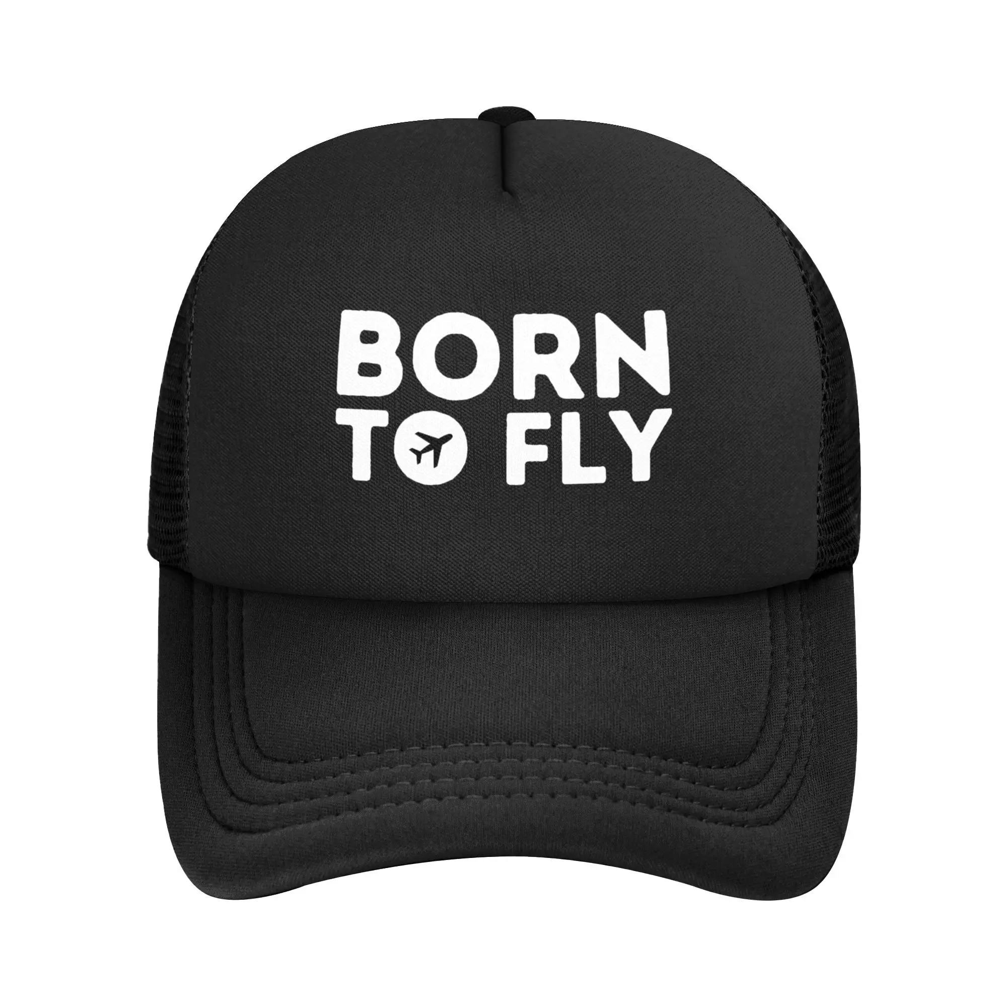 

Мужчины Женщины Born to Fly Авиационные товары Кепки дальнобойщика Сетчатая бейсболка Шляпа в самолете в аэропорту Кепки от солнца Дышащая гоночная кепка
