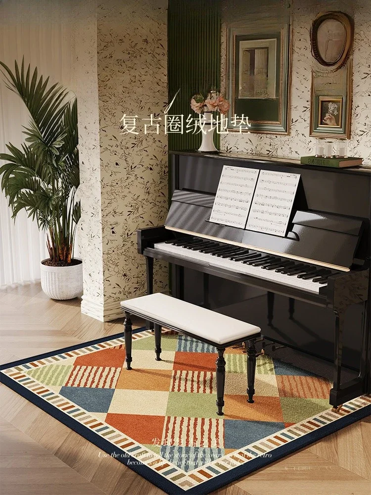 American piano set drum cushion floor sound insulation shock absorption sound absorption carpet thickened large area special muf