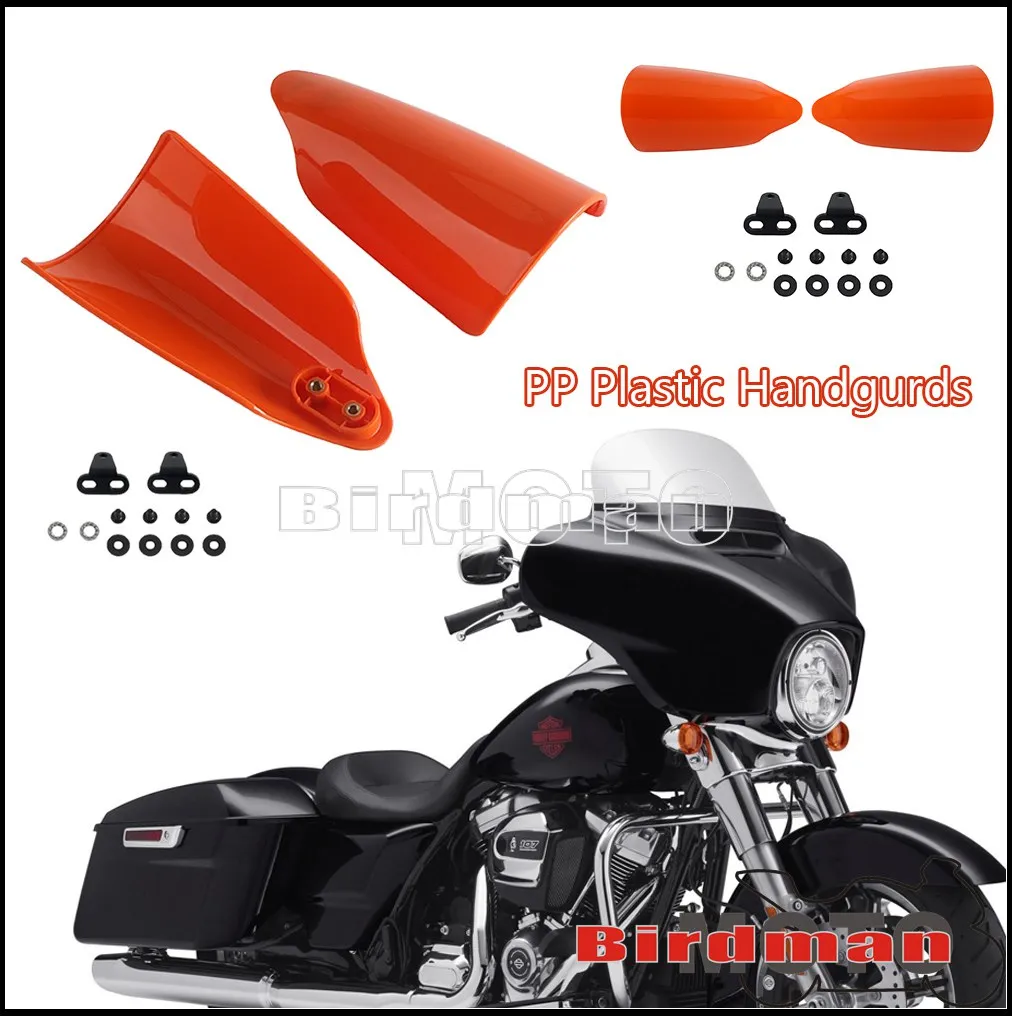 PP Plastic Hand Guard Handguards Protector Wind Shield Cover For Harley Touring Road Glide FLTRX FLTRXSE FLTRK FLTRXS 2016-2020