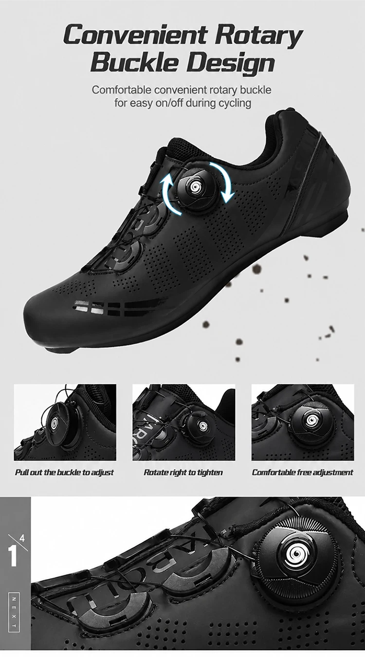 Unisex-Fahrradschuhe, atmungsaktive SPD-Rennradschuhe, professionelle MTB-Mountainbike-Schuhe, locklose Trainings-Fahrradschuhe – Detail 5