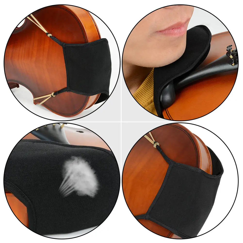 

1Pcs Violin Shoulder Rest Comfortable Shoulder Pad for Beginners Reduces Pressure Violin Accessories Chin Rest Mat Durable
