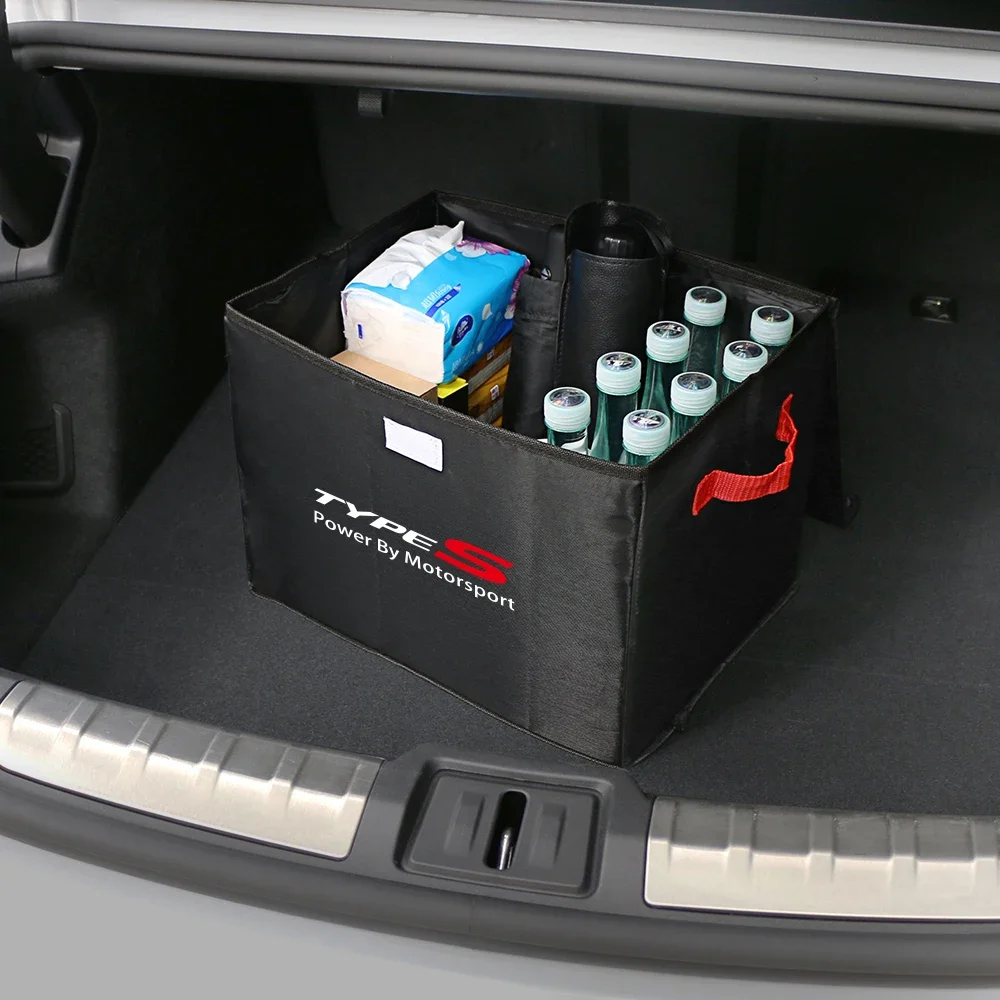 Portable Car Box Stowing Tidying Storage Box Sundry Storage Case For Honda Civic Type R Type S Interior Auto Accessories