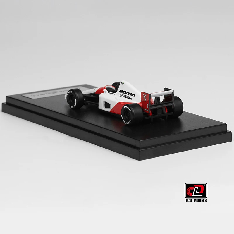 Diecast Model Car LCD 1:64 Scale McLaren Honda MP4/6 Alloy Race Car Model Collection Toys for Boys Gif Souvenir in Stock