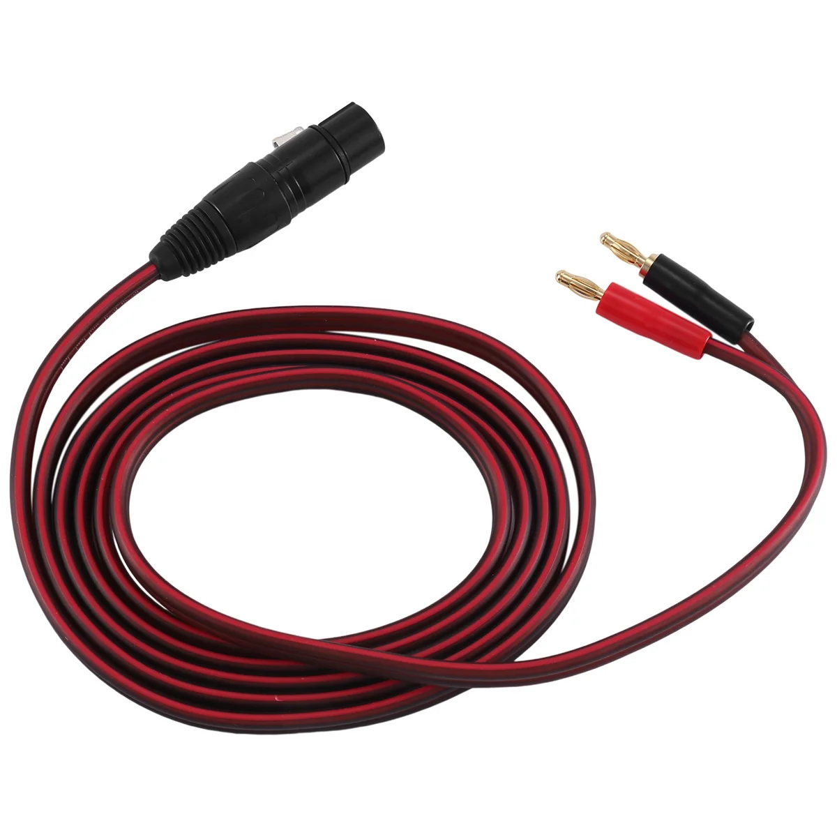 كابل مكبر صوت XLR إلى Banana، كابل صوت XLR 3 Pin أنثى إلى مقابس الموز المزدوجة، قابس 4 مم مطلي بالذهب إلى XLR3 Pro HiFi