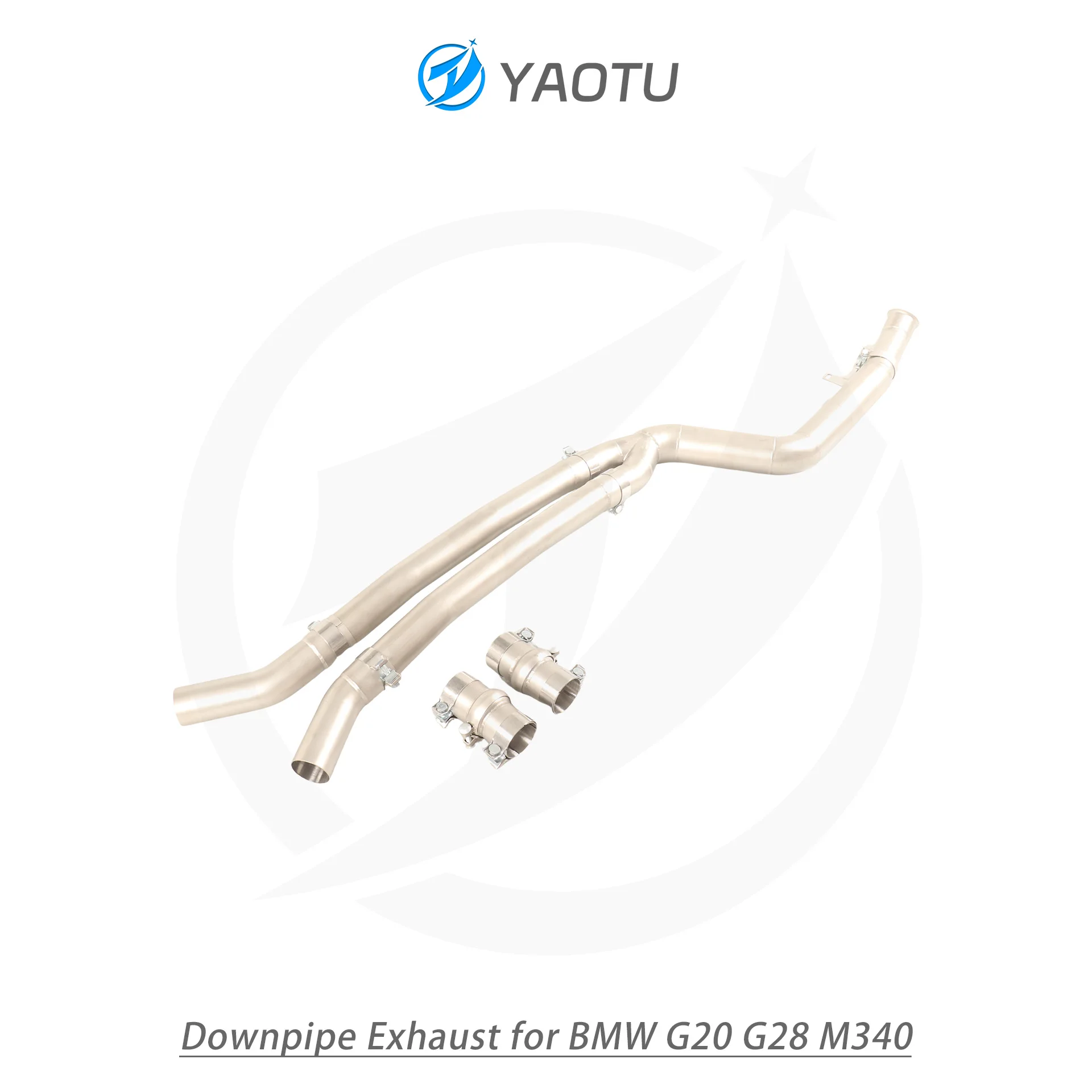 YT SS304 Straight-Through Mid-Pipe for BMW G20/G28 M340