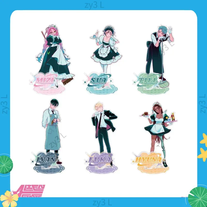 

Подлинная аниме Alien Stage Mizi Sua Till Ivan, акриловая подставка для косплея, версия Q, подставка для сцены пары, модель, украшения для рабочего стола, подарки