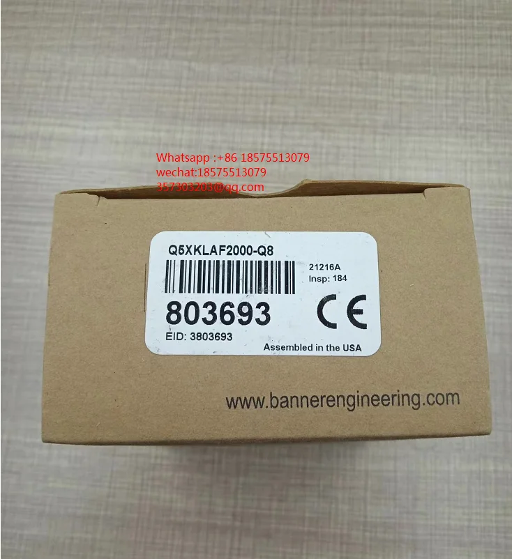 

Banner Q5XKLAF2000-Q8 803693 Laser Ranging Sensor