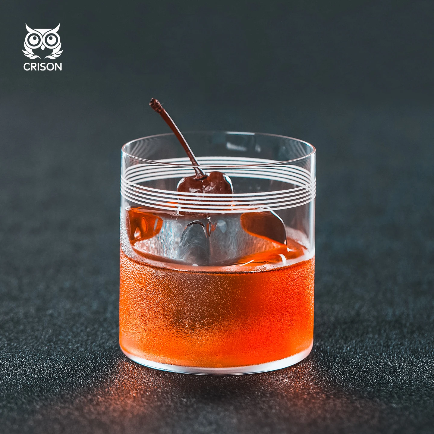 

WK5201 CRISON Lightweight crystal patterned water cup, juice cup, Collins cocktail cup Old Fashioned Whiskey glass
