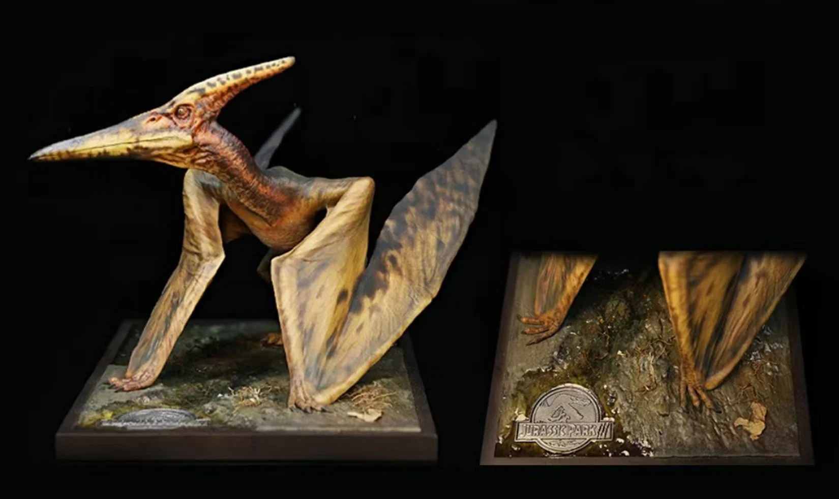 DINO DREAM 1/15 Pteranodon Scene Statue Dinosaur Animal Model Collector Desk Decoration Realistic Toy Adult Birthday Gift