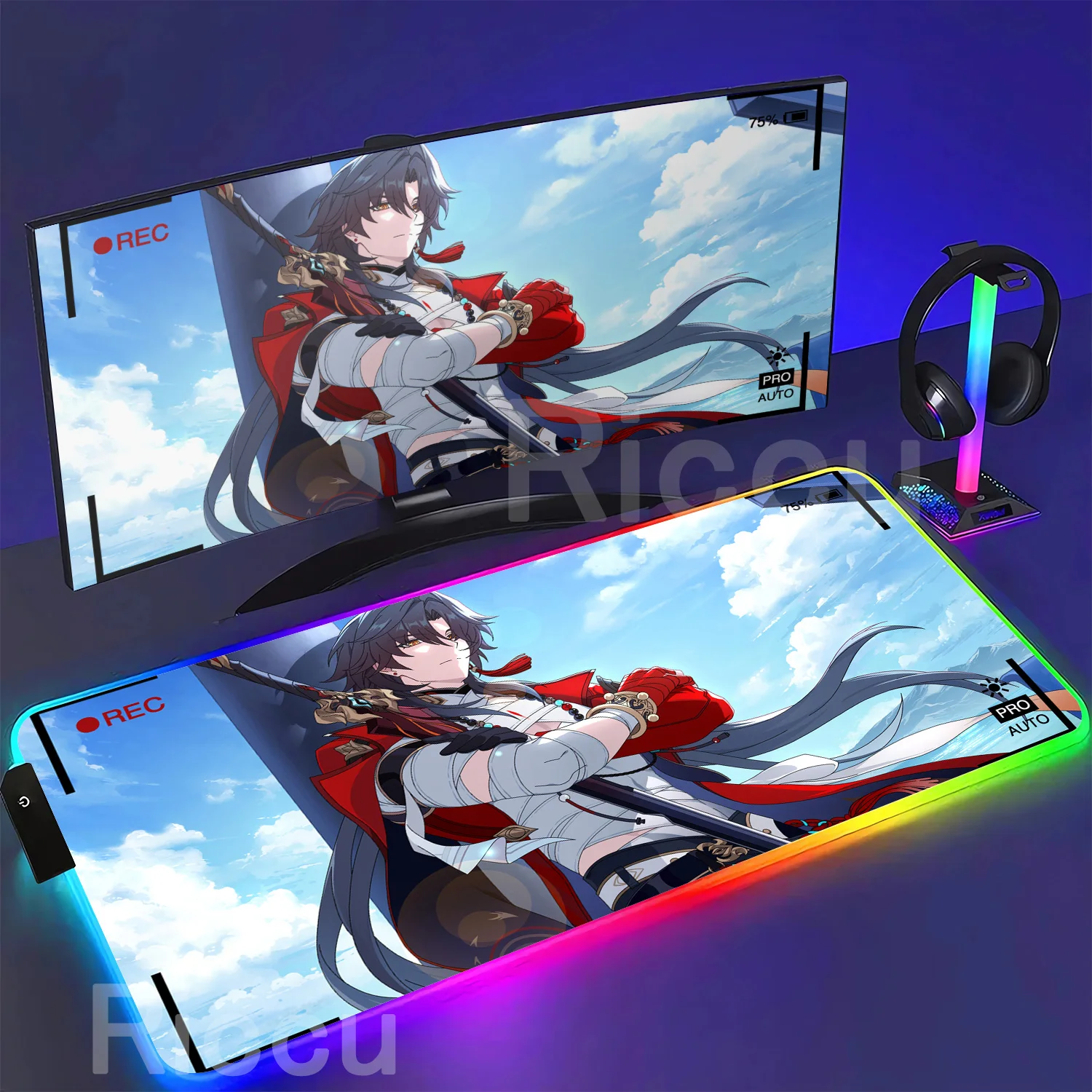 Podkładka pod mysz RGB Honkai  – Gaming Keyboard No Rgb recenzja i cena