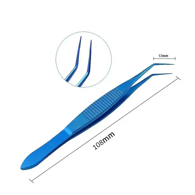 Okulistyczne pęsety okulistyczne Mcpherson Tying Forcep ze stopu tytanu