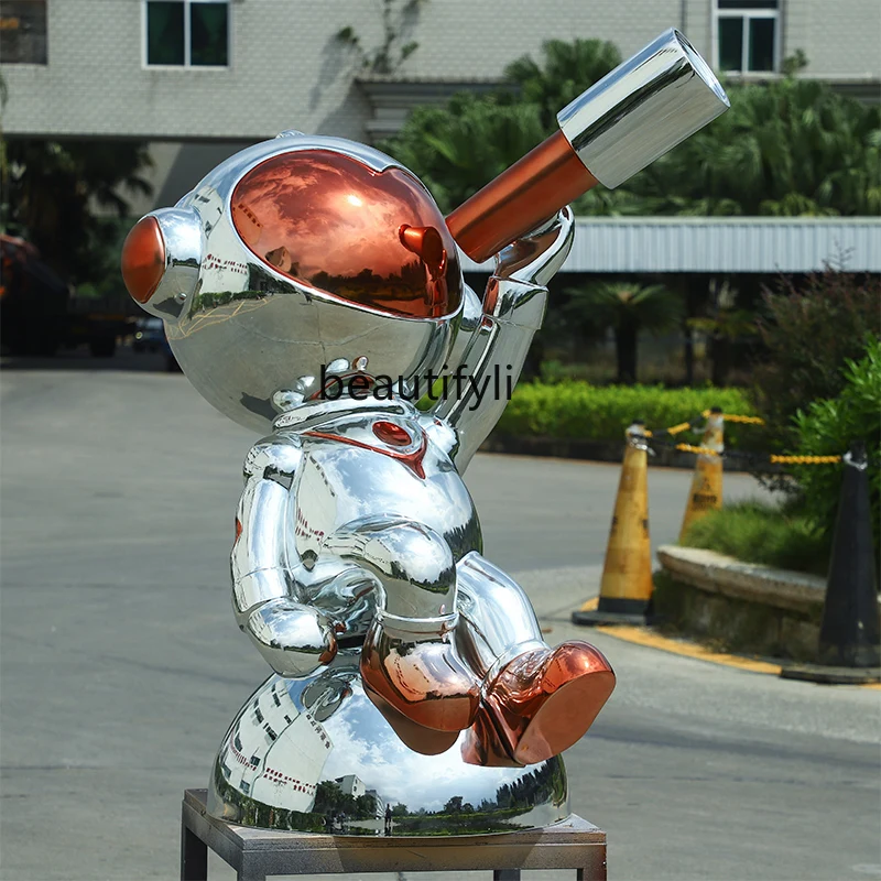 

Commercial Center Theme Large Cartoon Floor Ornament Abstract Figure Art Sculpture