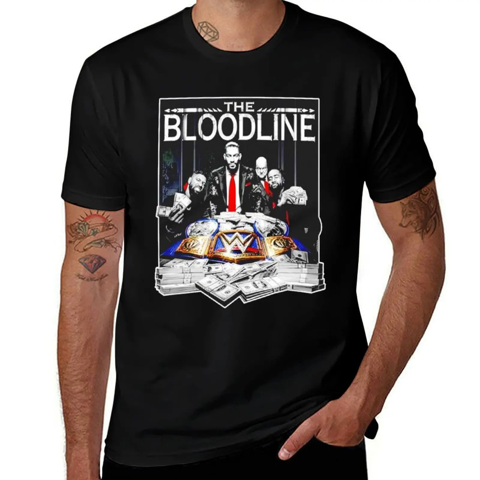 

t the The Blood swea , Ones Authentic,The We we bloodline T-Shirt bloodline ones authentic line tee, bloodline The shirt