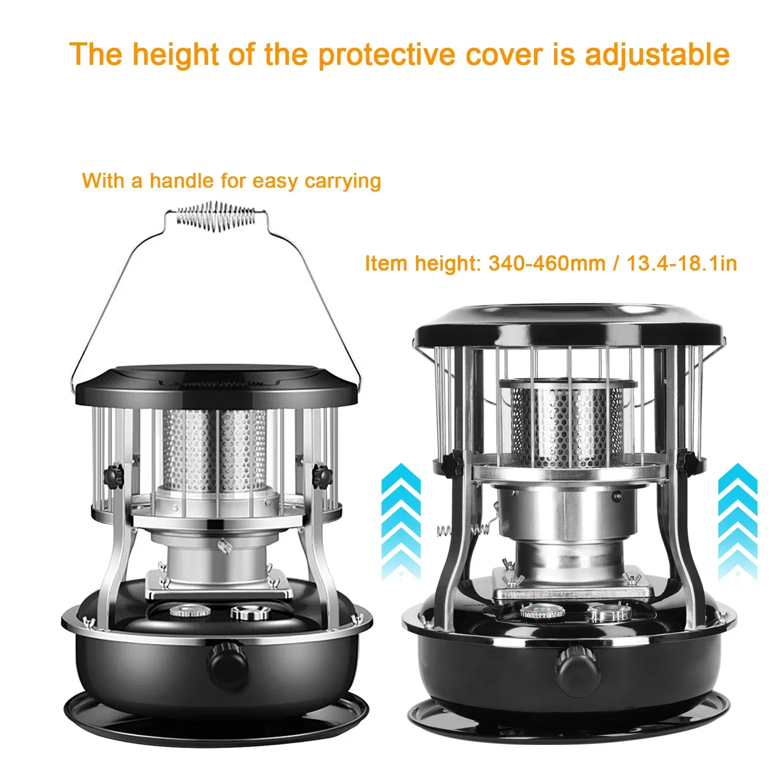 

Outdoor Warming Heaters Portable Handheld Paraffin Stoves Winter Backpacking Camping Fishing Warmer Stoves Cold Weather Heaters