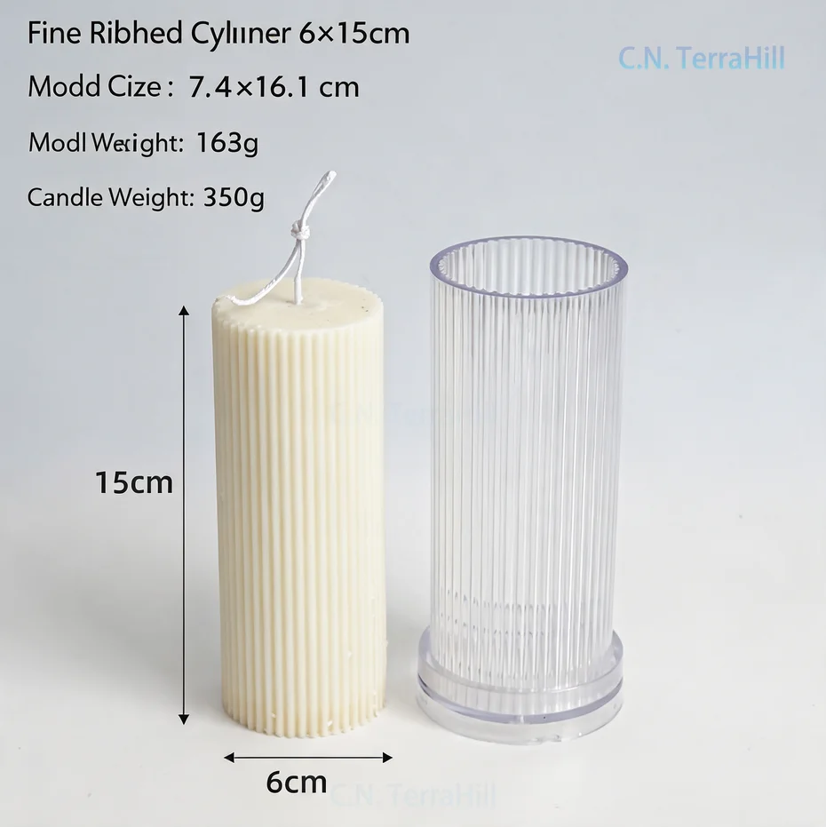 Candle Mold with Fine Striped - Candle X ulasan dan harga