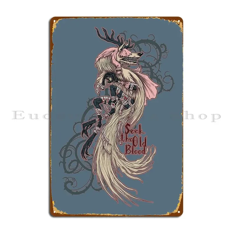 Vicar Amelia Bloodborne Metal Sign Poster Wall Decor Club Personalized Decoration Living Room Tin Sign Poster