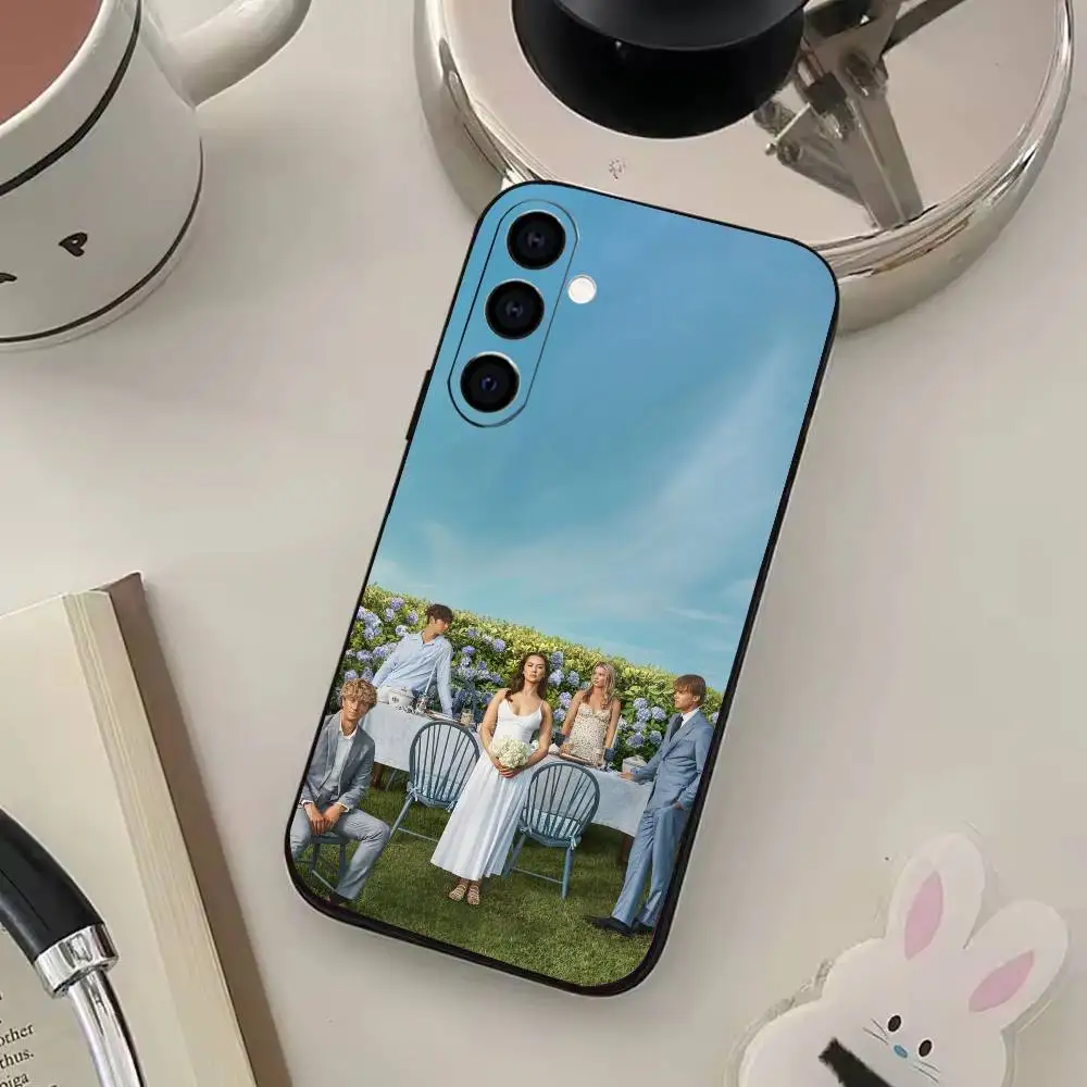 Coque de téléphone The S-Summer I turned, jolie coque noire souple pour Samsung Galaxy A73,A72,A71,A70,A53,A52,A51, autres