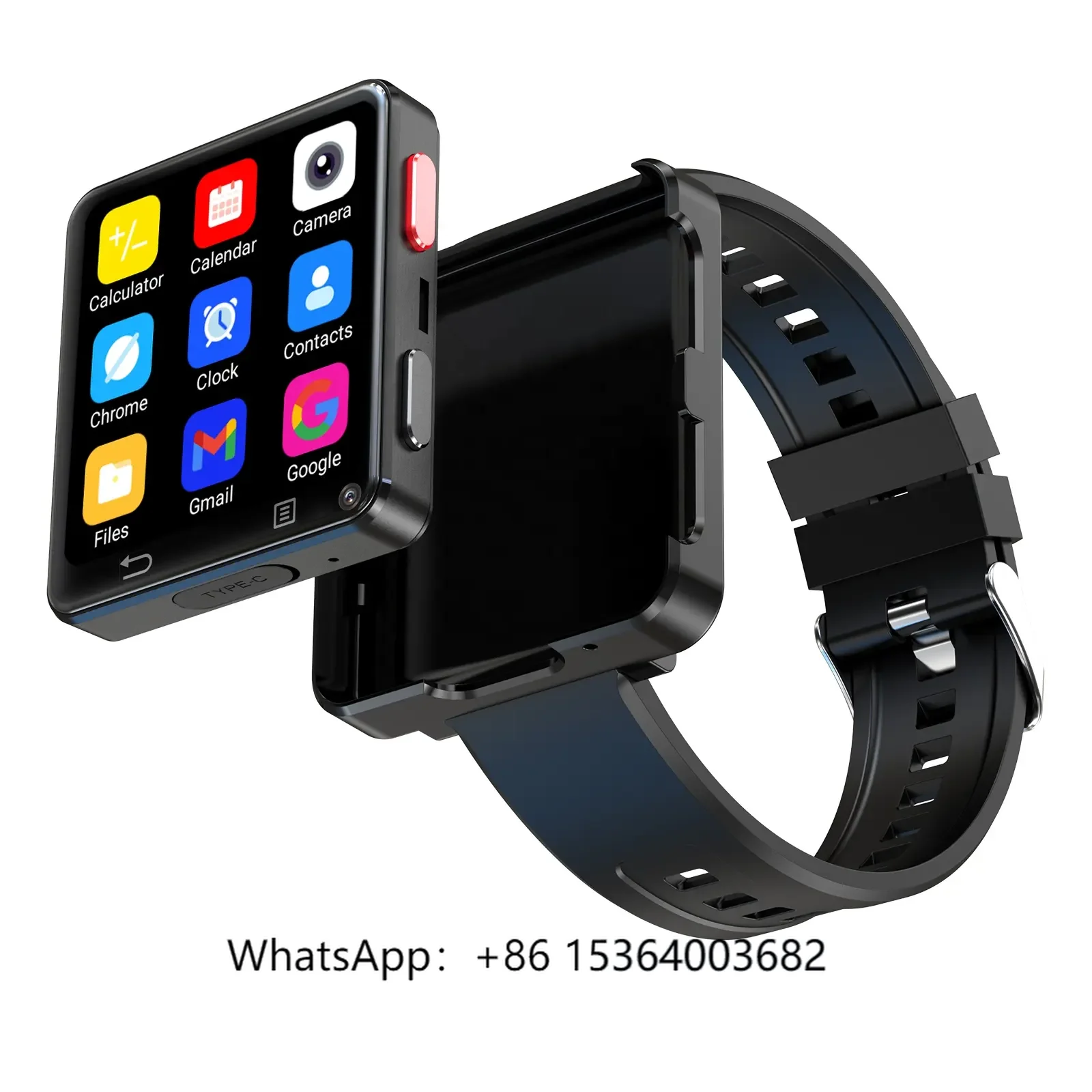 

2.64 Inch Big Screen 4G SIM Card LTE Android 11 Smart Watch with Camera WIFI GPS Q668 Smart Watch