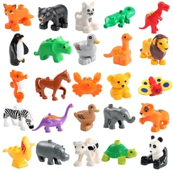 Big Size Building Blocks Animal Accessorie Sets Rabbit Fish Bear Chicken Pig Block Duck Dog Cat Brick Horse Cow Sheep Toys Gifts