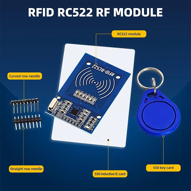 MFRC-522 RFID Module RC522 Kits 13.56 Mhz 6cm With Tags SPI Write & Read for Arduino