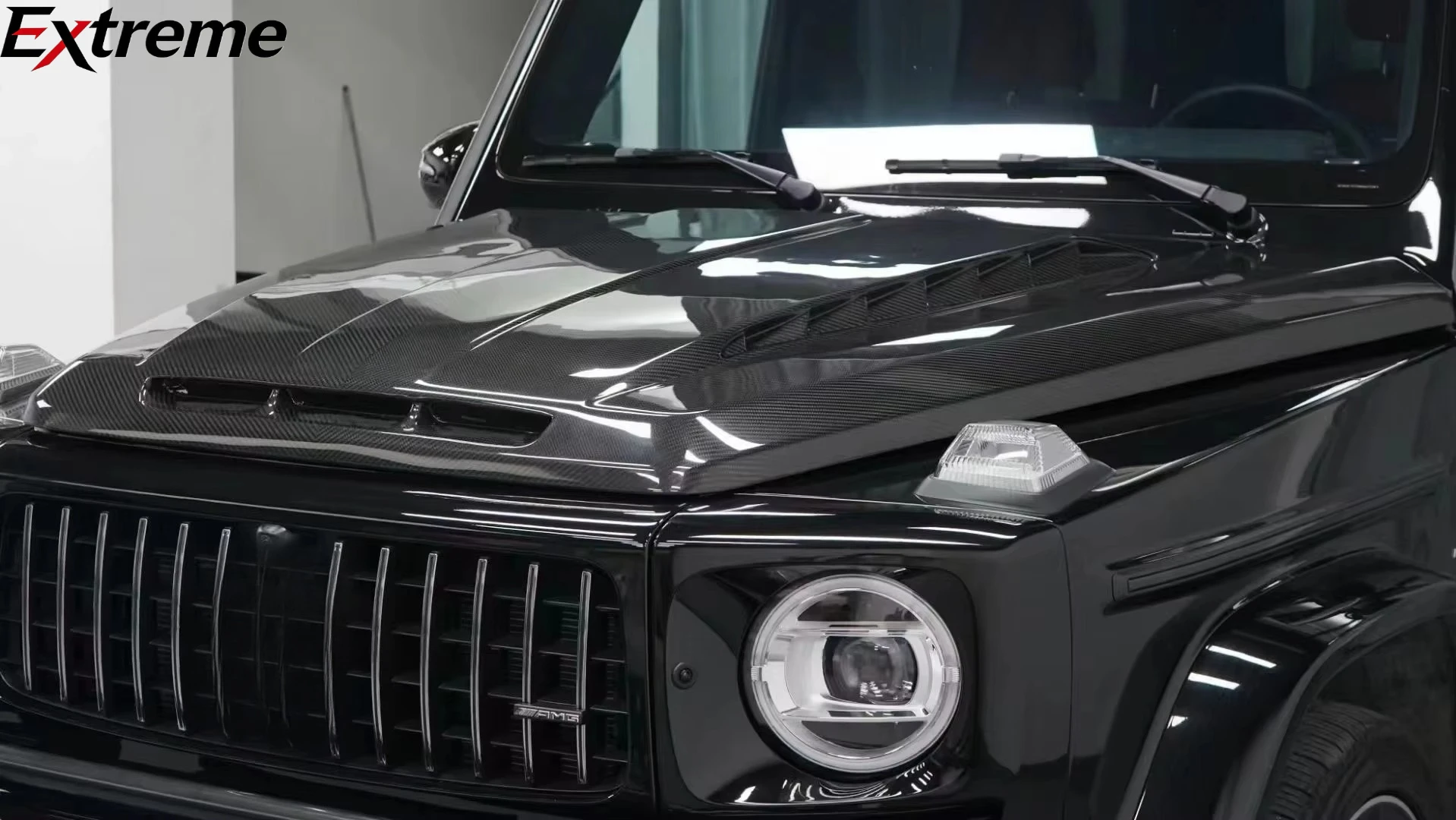 

Car Exterior Parts W464 Dry Carbon Fiber TC Style Engine Hood for Mercedes-Benz G Class W464 G500 G550 G63AMG 2019+