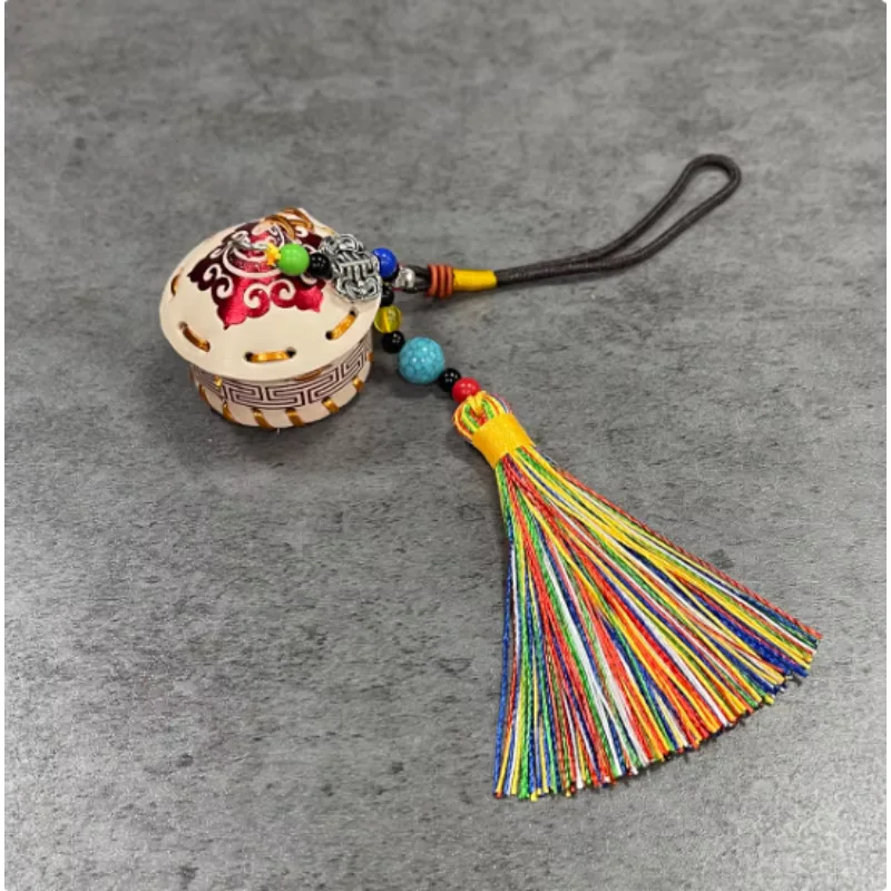 Chinese Lnner Mongolia-Style Handmade Mongolian Yurt Leather Accessories