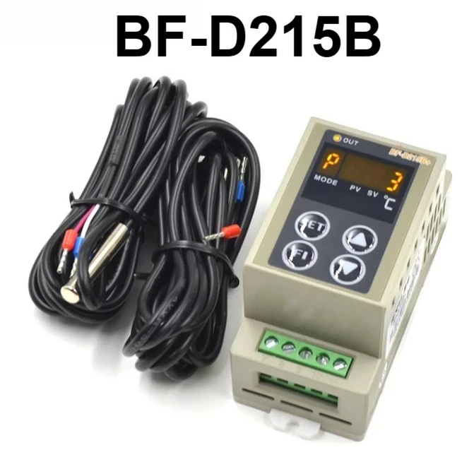 BF-D215B+Rail Type Temperature Difference Meter Solar Hot Water Circulation Temperature Difference Controller