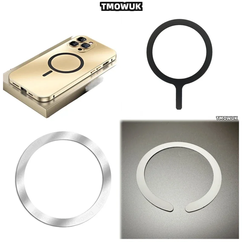 

For Xiaomi 10 11 12 12S 13 14 15 Pro Ultra For Magsafe - Magnetic Sticker Ring With Metal Plate For Smooth Wireless Charging