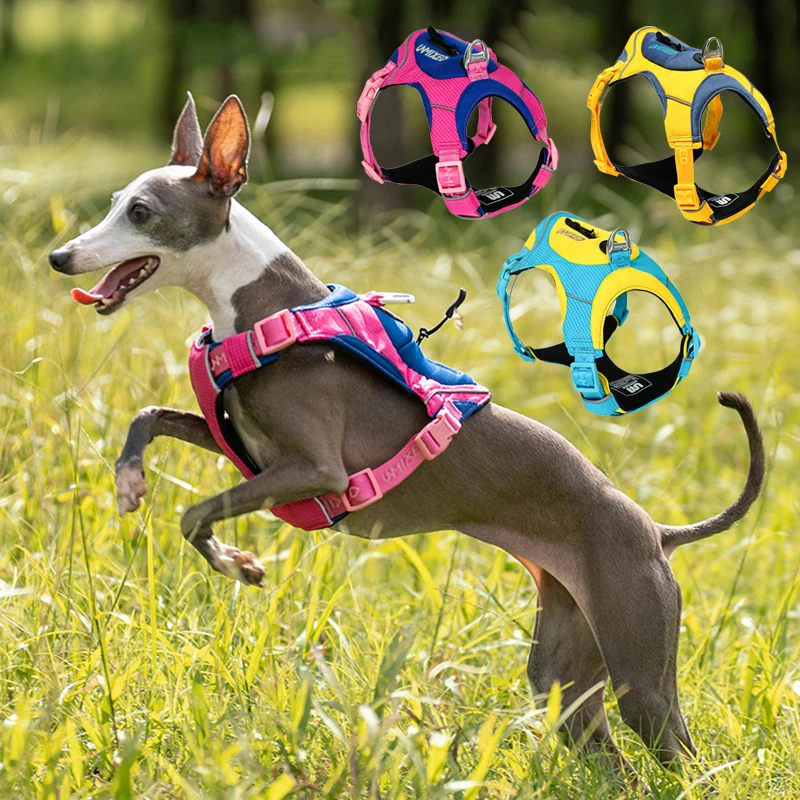 

Adjustable Pet Dog Nylon Harness With Reflective Strape Dog Harness Durable Chest Strap Vest for Medium Large Dogs Bulldog