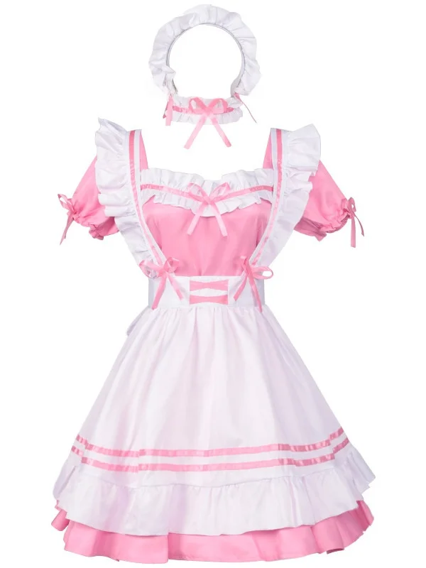 

Worldwide Miracle Warm Red Wine Sweetheart Maid Dr Ele Lady's Costume Traditional Chinese Ethnic Stage Performance Wear