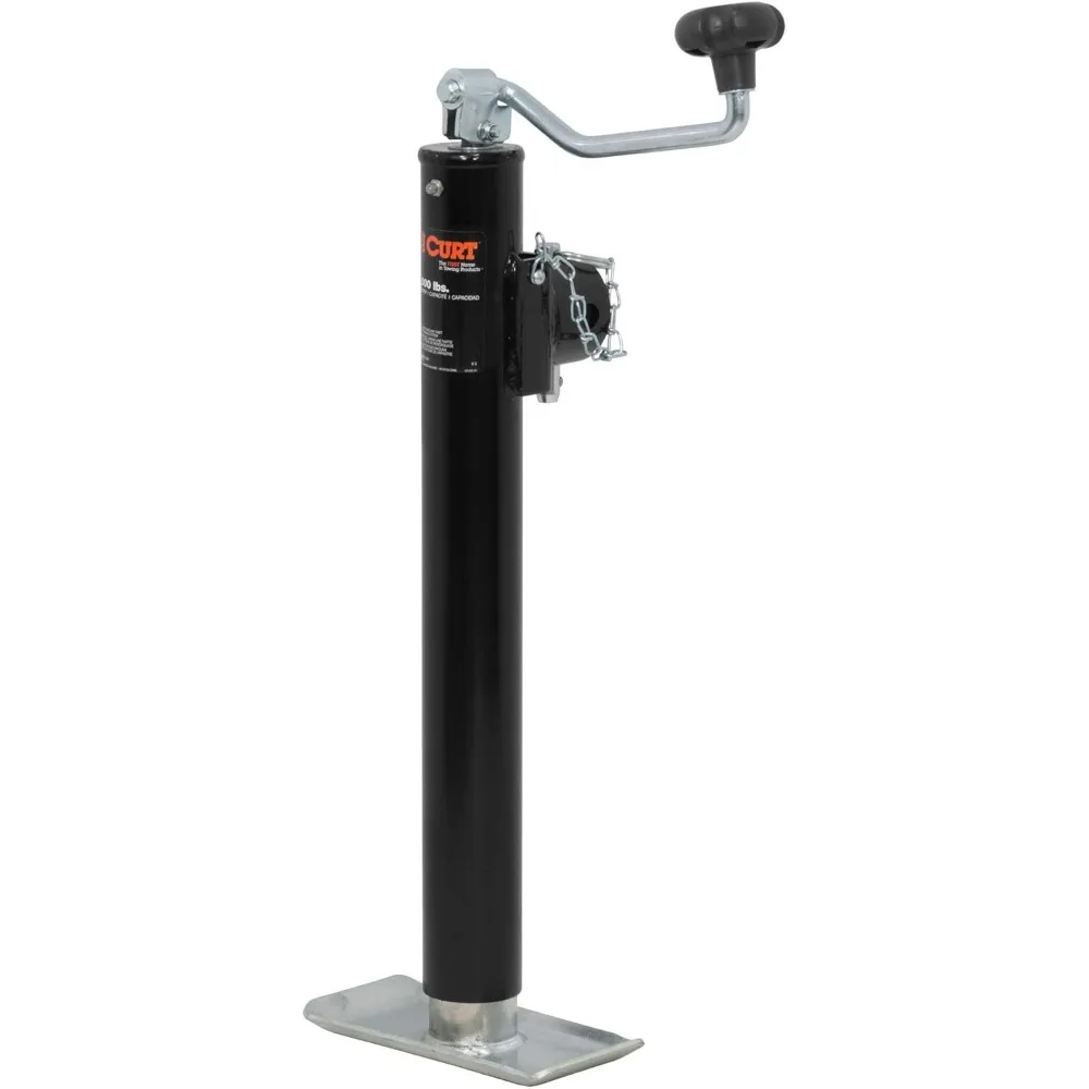 

Heavy-Duty Swivel Trailer Jack - 5000 lbs Capacity, 15" Vertical Travel, Weld-On Mount