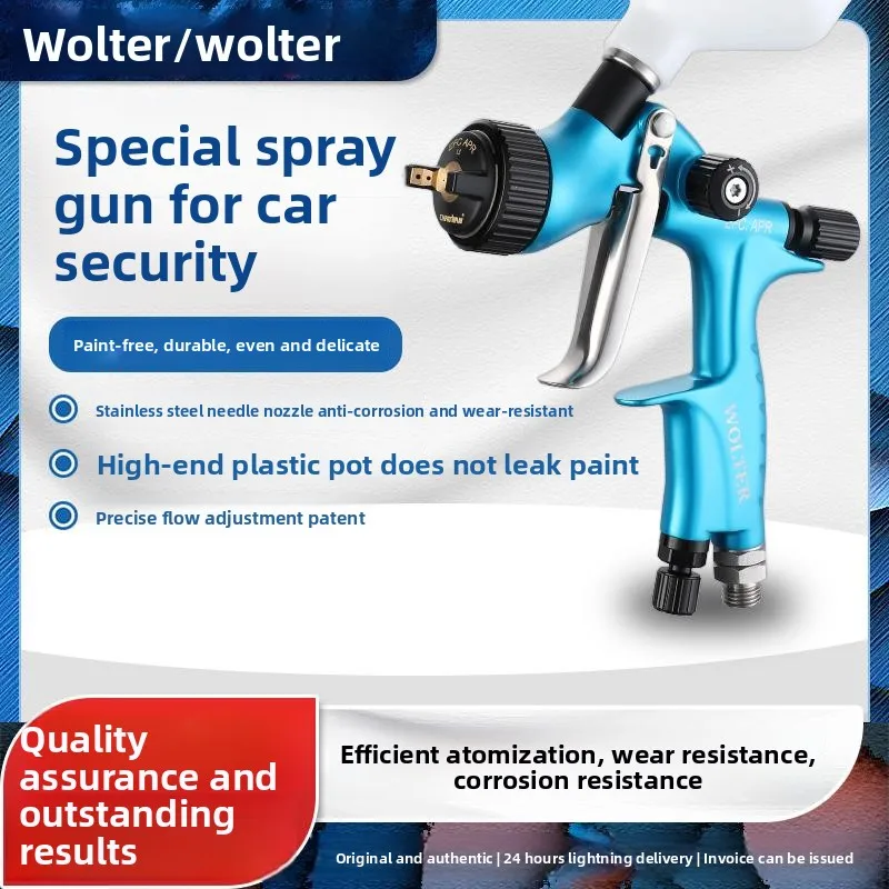 

Efc Car Spray Paint Gun High Atomization Sheet Metal Surface Paint Spray Gun Pot Auto Repair Car Maintenance Special Spray Gun