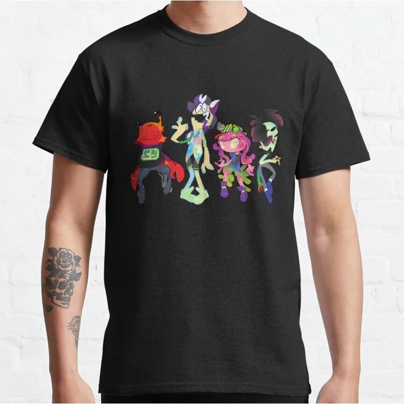 Chirpy Chips Cartoon Video game Splatoon Gift T-Shirt for gamer 100% Cotton y2k clothing Short-Sleeve Tee All Size Tops