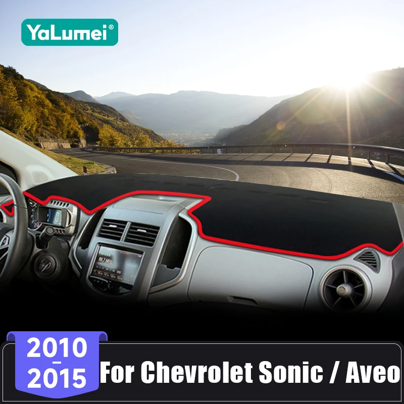 Für Chevrolet Sonic / Aveo 2010 2011 2012 2013 2014 2015 Auto Dashboard Vermeiden Licht Abdeckung Sonnenschutz Pads Anti-UV Zubehör