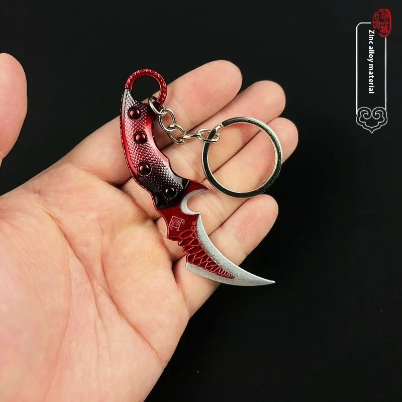 9 cm Anime Mini Talon Claw Sleutelhanger Legering Hanger Kawaii Rugzak Charm Game Randapparatuur Cadeau voor Fans Collectie Cool Accessoires